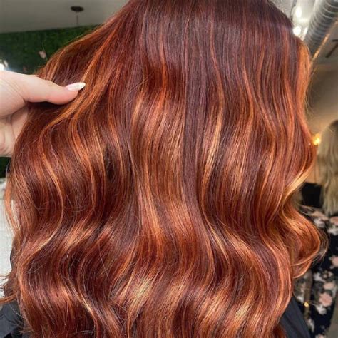 ginger highlights in brown hair|ginger brown hair color ideas.